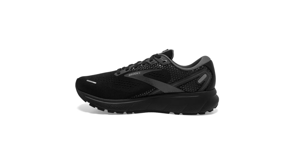 Brooks Ghost 14 Shoes - Womens, Black/Black/Ebony, 7 US, Regular, 1203561B020.070