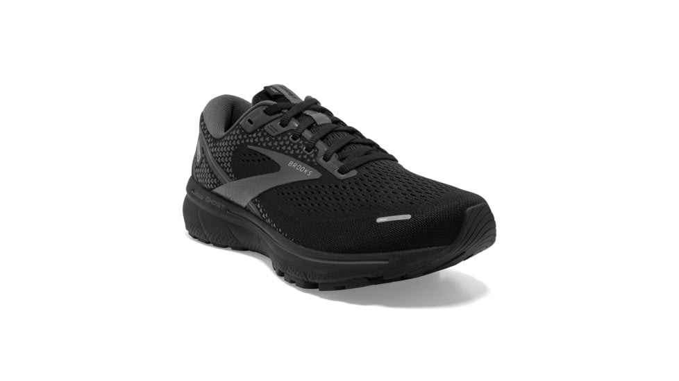 Brooks Ghost 14 Shoes - Womens, Black/Black/Ebony, 7 US, Regular, 1203561B020.070