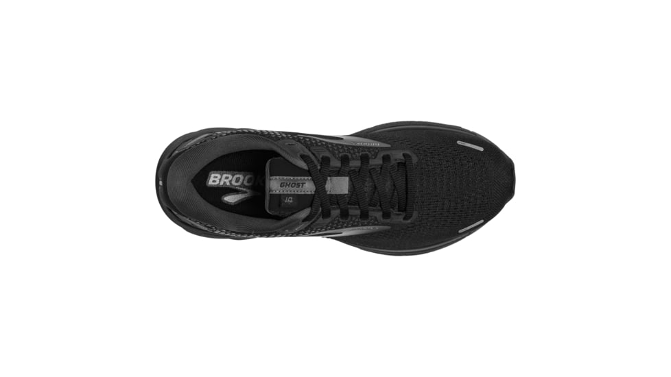 Brooks Ghost 14 Shoes - Womens, Black/Black/Ebony, 7 US, Regular, 1203561B020.070