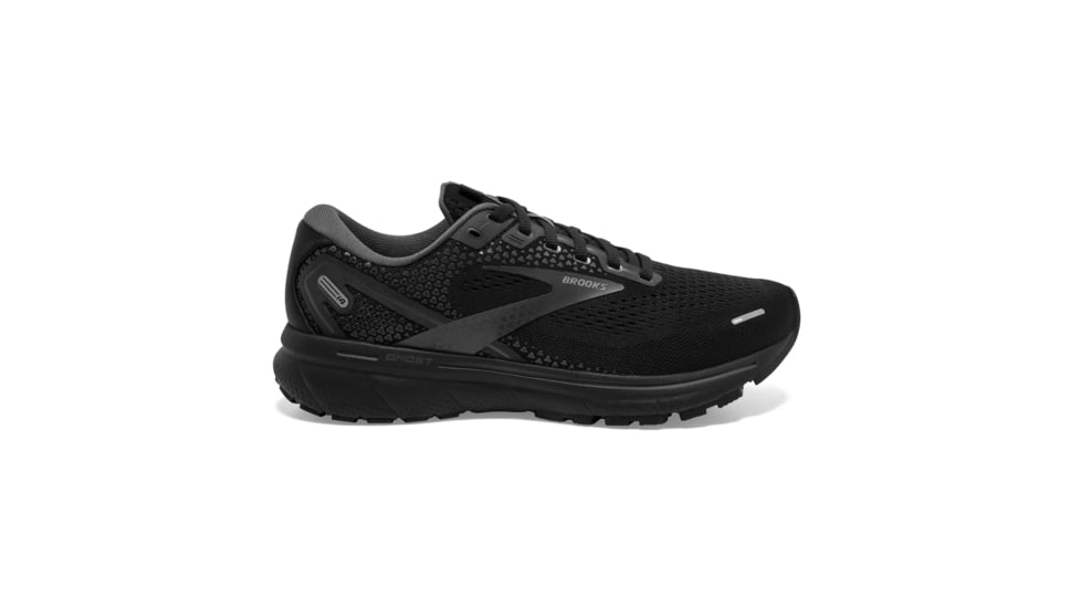 Brooks Ghost 14 Shoes - Womens, Black/Black/Ebony, 7 US, Regular, 1203561B020.070