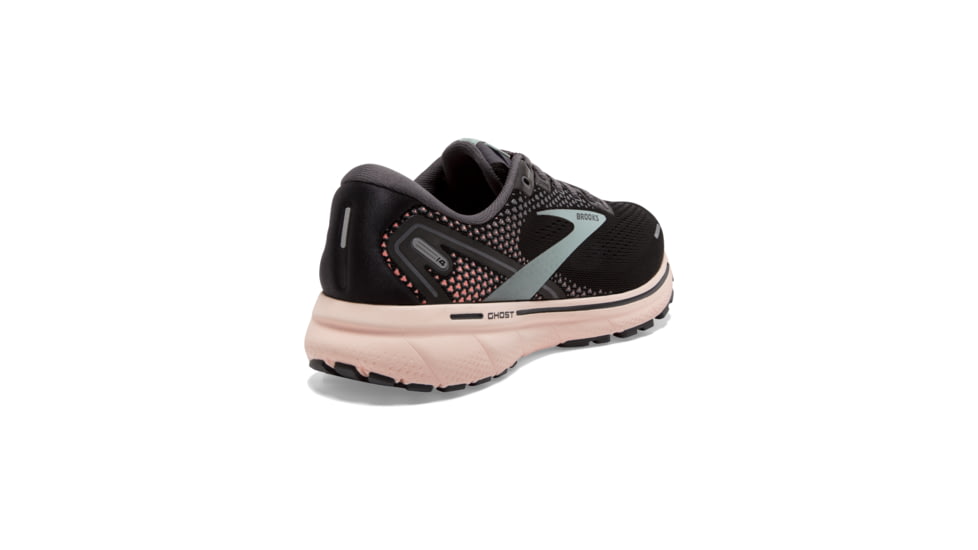Brooks Ghost 14 Shoes - Womens, Black/Pearl/Peach, 10.5 US, Regular, 1203561B026.105