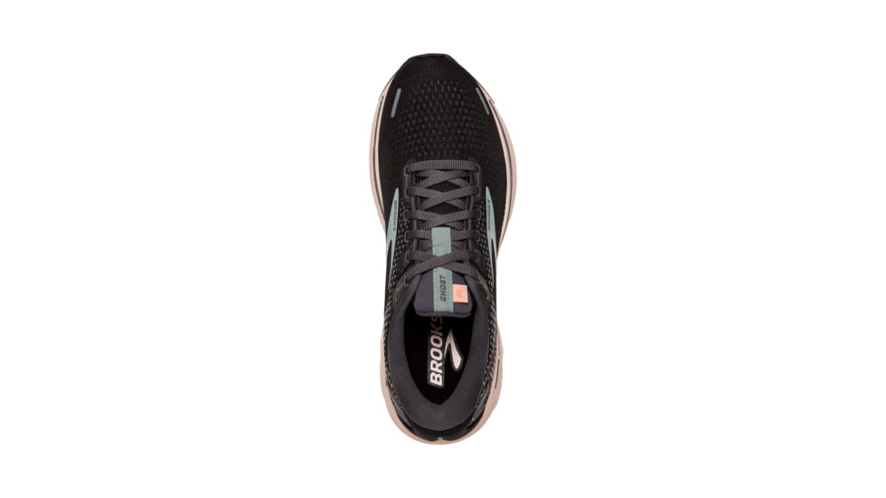 Brooks Ghost 14 Shoes - Womens, Black/Pearl/Peach, 10.5 US, Regular, 1203561B026.105