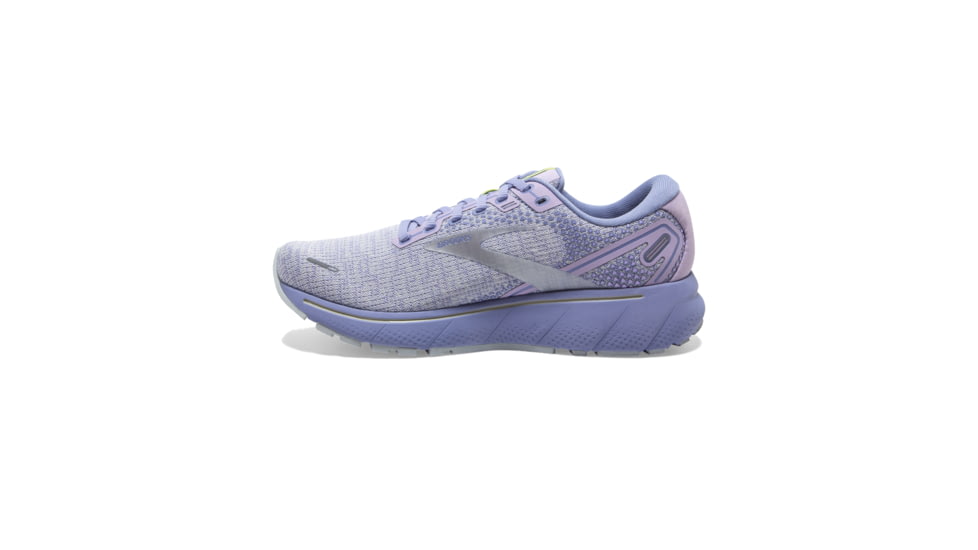 Brooks Ghost 14 Shoes - Womens, Lilac/Purple/Lime, 12 US, Regular, 1203561B566.120