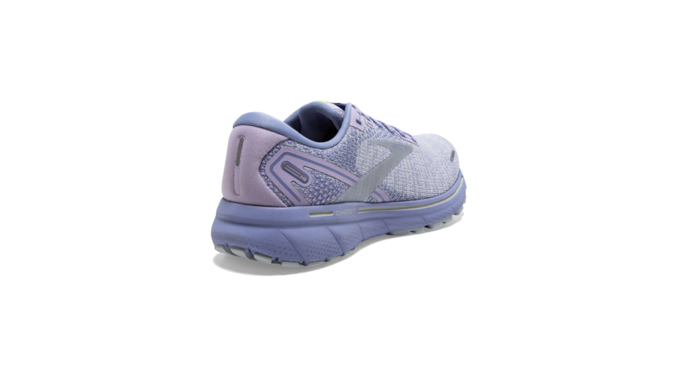 Brooks Ghost 14 Shoes - Womens, Lilac/Purple/Lime, 12 US, Regular, 1203561B566.120