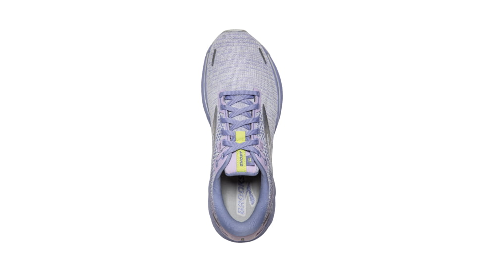 Brooks Ghost 14 Shoes - Womens, Lilac/Purple/Lime, 12 US, Regular, 1203561B566.120