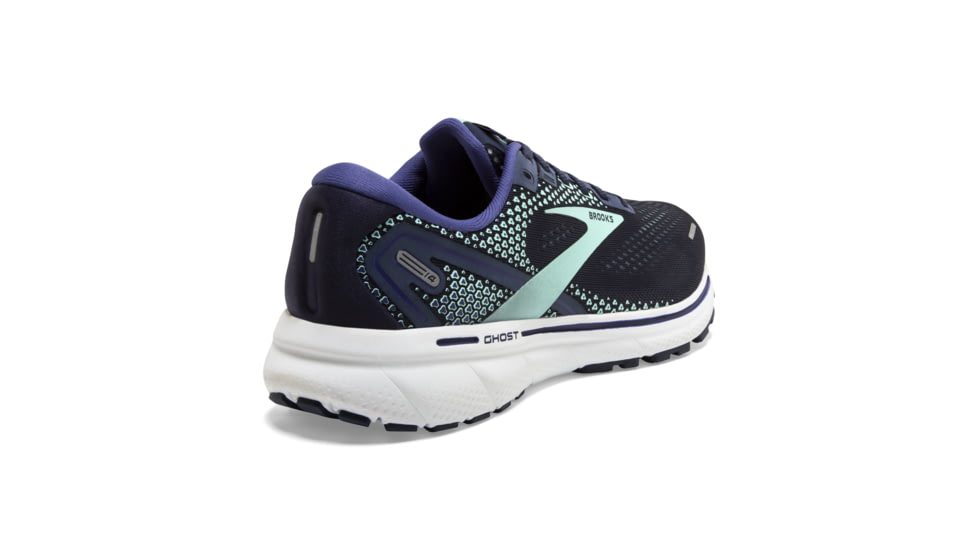 Brooks Ghost 14 Shoes - Womens, Peacoat/Yucca/Navy, 7.5 US, Regular, 1203561B446.075