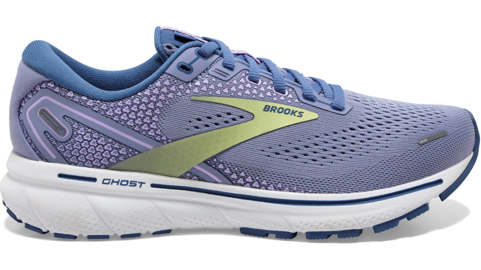 Brooks Ghost 14 Shoes - Womens, Purple Impression/Dutch/Lime, 9 US, Regular, 1203561B544.090