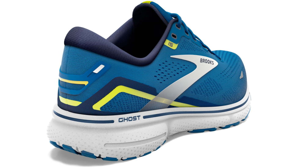 Brooks Ghost 15 Running Shoes - Mens, Blue/Nightlife/White, 9.5, 1103931D482.095