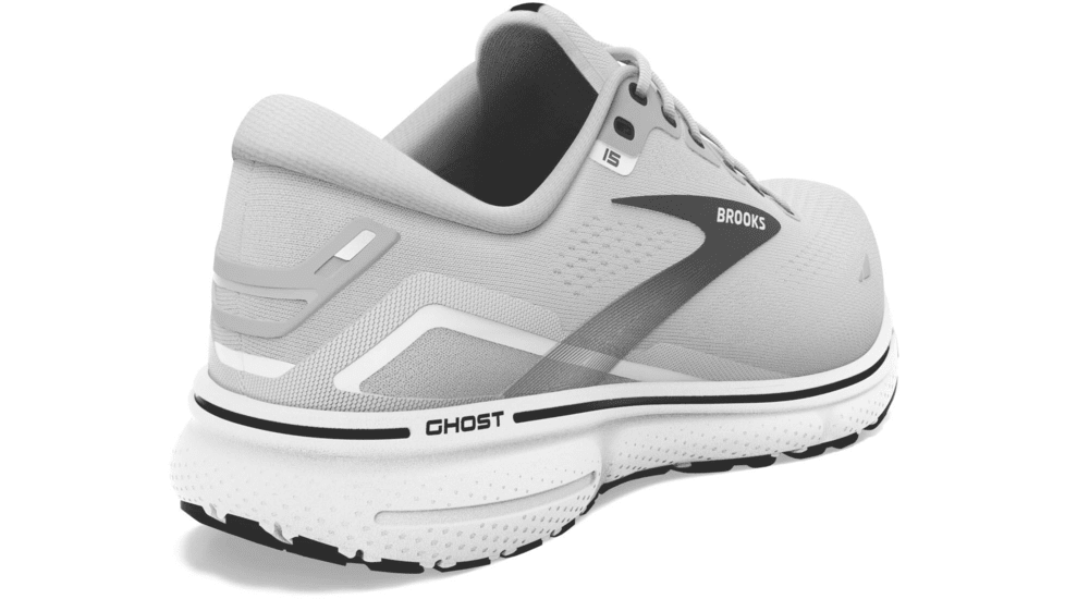 Brooks Ghost 15 Running Shoes - Mens, Narrow, Alloy/Oyster/Black, 13.0, 1103931B098.130