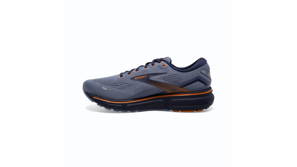 Brooks Ghost 15 Running Shoes - Mens, Flintstone/Peacoat/Oak, 9.0, 1103931D025.090