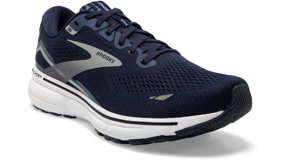 Brooks Ghost 15 Running Shoes - Mens, Peacoat/Blue/Silver, 10.0, 1103931D469.100