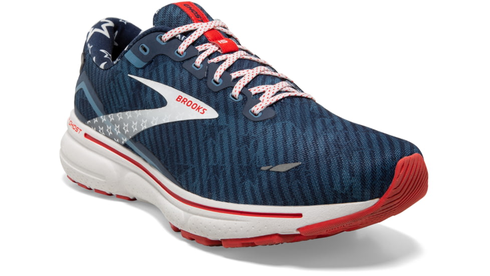 Brooks Ghost 15 Running Shoes - Mens, Titan/White/Peacoat, 12.0, 1103931D449.120