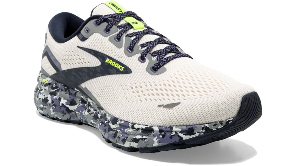 Brooks Ghost 15 Running Shoes - Mens, WhisperWhite/Eclipse/Nightlife, 7.0, 1103931D152.070