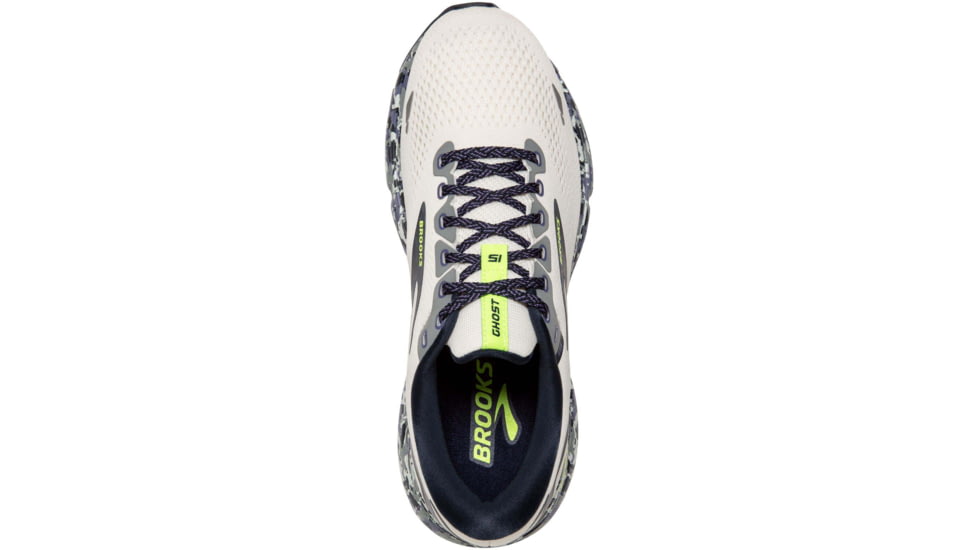 Brooks Ghost 15 Running Shoes - Mens, WhisperWhite/Eclipse/Nightlife, 7.0, 1103931D152.070