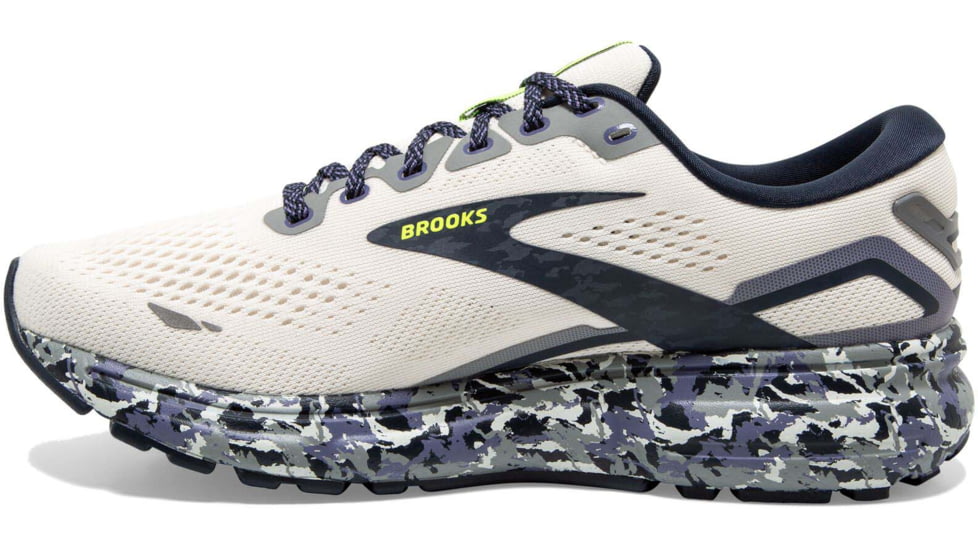 Brooks Ghost 15 Running Shoes - Mens, WhisperWhite/Eclipse/Nightlife, 7.0, 1103931D152.070