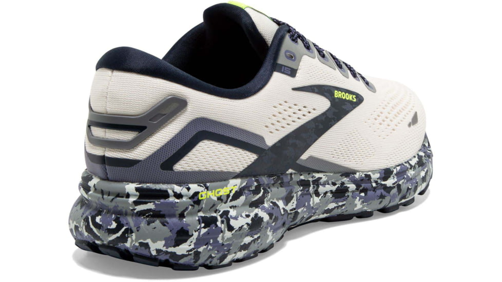 Brooks Ghost 15 Running Shoes - Mens, WhisperWhite/Eclipse/Nightlife, 7.0, 1103931D152.070