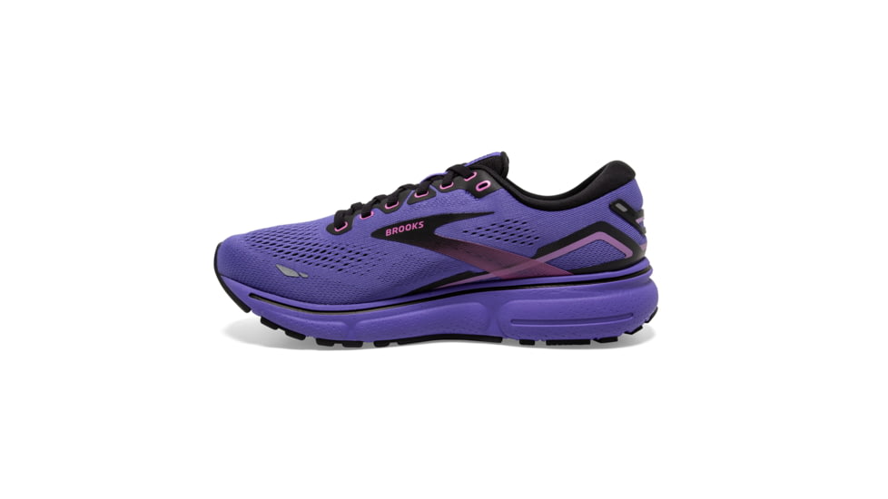 Brooks Ghost 15 Running Shoes - Womens, Medium, Purple/Pink/Black, 11.5, 1203801B544.115
