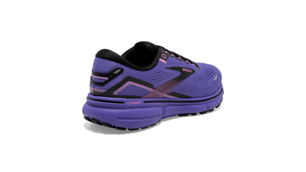 Brooks Ghost 15 Running Shoes - Womens, Medium, Purple/Pink/Black, 11.5, 1203801B544.115
