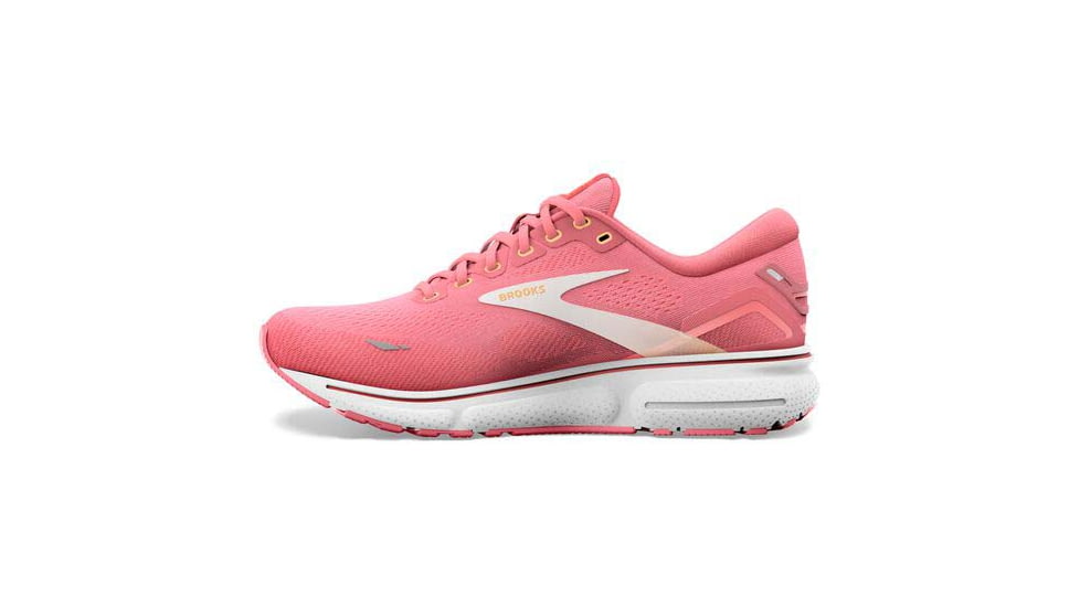 Brooks Ghost 15 Running Shoes - Womens, Medium, Slate Rose/Fiery Coral/ White, 11.5, 1203801B619.115