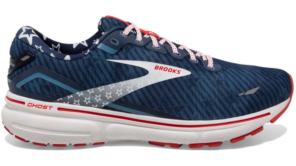 Brooks Ghost 15 Running Shoes - Mens, Titan/White/Peacoat, 12.0, 1103931D449.120