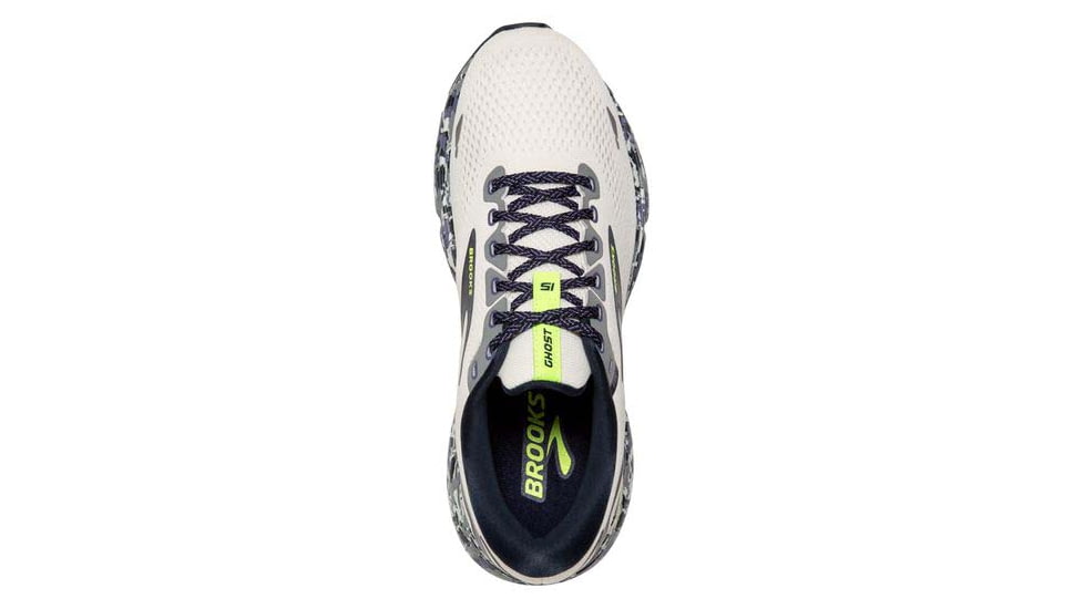 Brooks Ghost 15 Running Shoes - Womens, Medium, WhisperWhite/Eclipse/Nightlife, 5.5, 1203801B152.055
