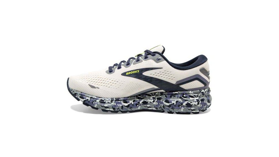 Brooks Ghost 15 Running Shoes - Womens, Medium, WhisperWhite/Eclipse/Nightlife, 5.5, 1203801B152.055