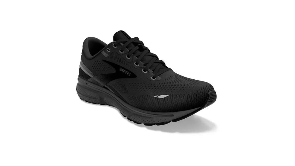 Brooks Ghost 15 Running Shoes - Womens, Narrow, Black/Black/Ebony, 9.0, 1203802A020.090
