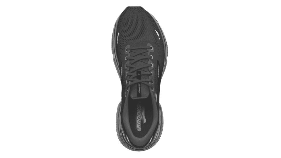 Brooks Ghost 15 Running Shoes - Womens, Narrow, Black/Black/Ebony, 9.0, 1203802A020.090