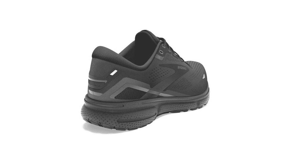 Brooks Ghost 15 Running Shoes - Womens, Narrow, Black/Black/Ebony, 9.0, 1203802A020.090