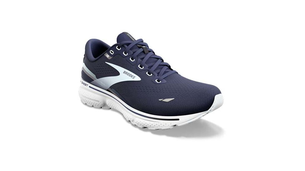Brooks Ghost 15 Running Shoes - Womens, Narrow, Peacoat/Pearl/Salt Air, 7.0, 1203802A450.070