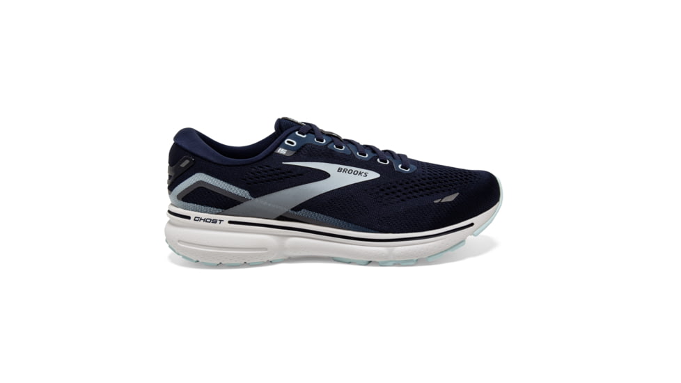 Brooks Ghost 15 Running Shoes - Womens, Peacoat/Pearl/Salt Air, 6 Extra Wide, 1203802E450.060