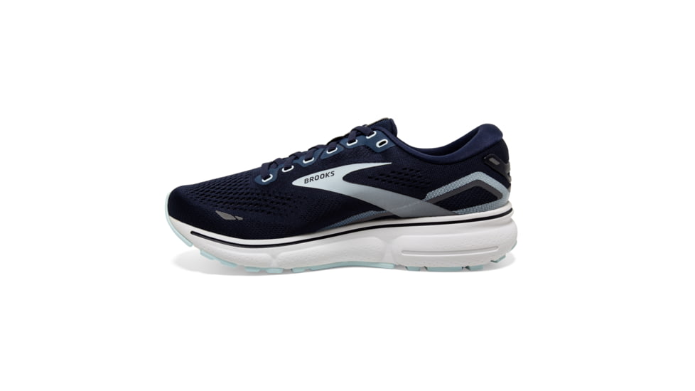 Brooks Ghost 15 Running Shoes - Womens, Peacoat/Pearl/Salt Air, 6 Extra Wide, 1203802E450.060