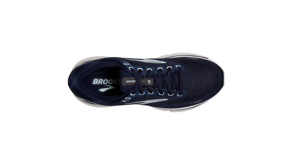 Brooks Ghost 15 Running Shoes - Womens, Peacoat/Pearl/Salt Air, 6 Extra Wide, 1203802E450.060