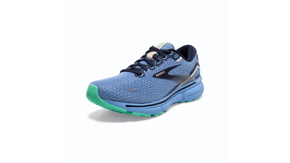 Brooks Ghost 15 Running Shoes - Womens, Vista Blue/Peacoat/Linen, 7.5, 1203801B472.075