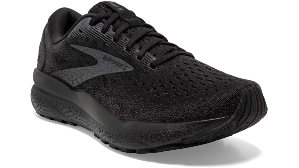 Brooks Ghost 16 Road Running Shoes - Mens, Black/Black/Ebony, 11.5 US/Medium, 1104181D020.115