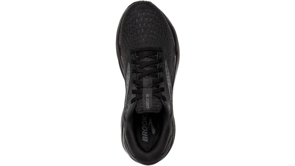 Brooks Ghost 16 Road Running Shoes - Mens, Black/Black/Ebony, 11.5 US/Medium, 1104181D020.115