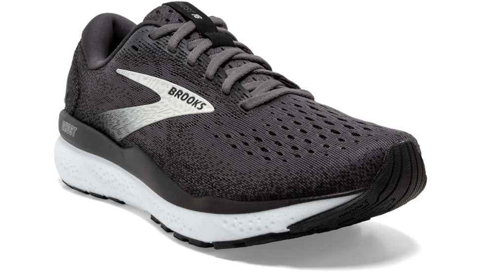 Brooks Ghost 16 Road Running Shoes - Mens, Black/Grey/White, 11.5 US/Medium, 1104181D090.115