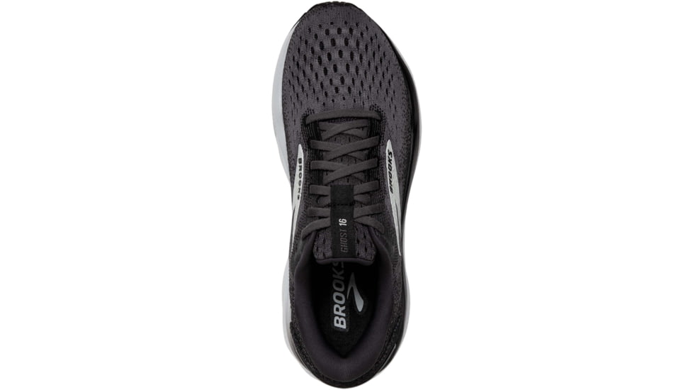 Brooks Ghost 16 Road Running Shoes - Mens, Black/Grey/White, 11.5 US/Medium, 1104181D090.115