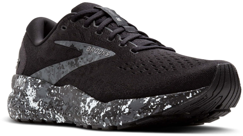 Brooks Ghost 16 Road Running Shoes - Mens, Black/Iron/Lava, 10.0 US/Medium, 1104181D062.100