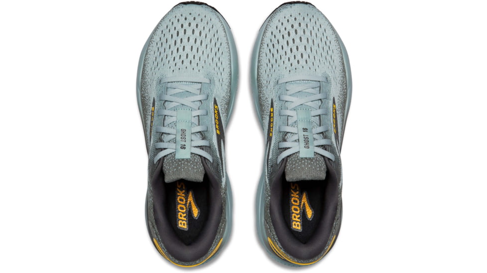 Brooks Ghost 16 Road Running Shoes - Mens, Cloud/Grey/Gold, 9.5 US/Medium, 1104181D432.095