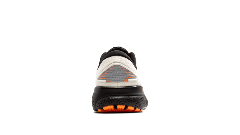 Brooks Ghost 16 Road Running Shoes - Mens, Ecru/Orange/Black, 11, 1104181D157.110