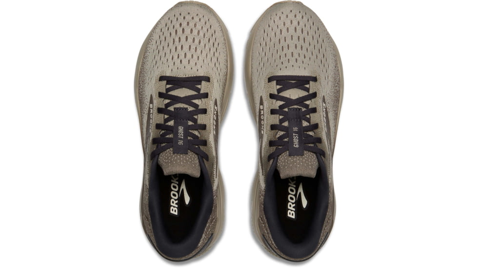 Brooks Ghost 16 Road Running Shoes - Mens, London Fog/Falcon/Coconut, 9.5 US/Medium, 1104181D240.095