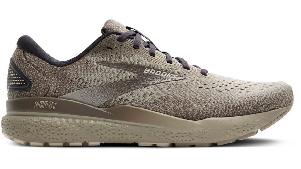 Brooks Ghost 16 Road Running Shoes - Mens, London Fog/Falcon/Coconut, 9.5 US/Medium, 1104181D240.095