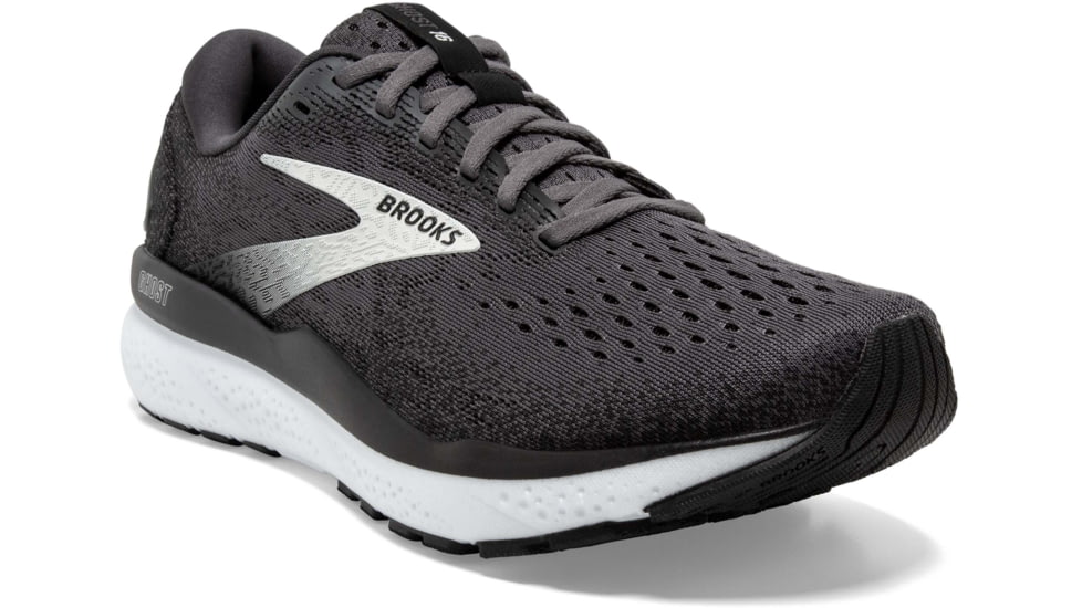 Brooks Ghost 16 Road Running Shoes - Womens, Black/Grey/White, 6.5 US/Medium, 1204071B090.065