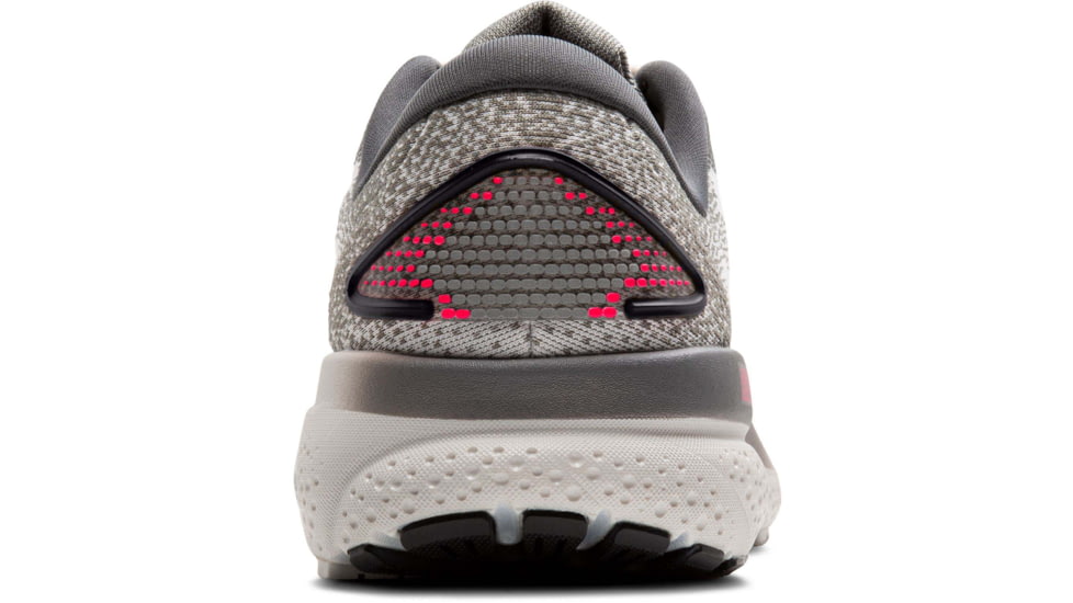Brooks Ghost 16 Road Running Shoes - Womens, Grey/Gargoyle/Pink, 6.0 US/Medium, 1204071B006.060