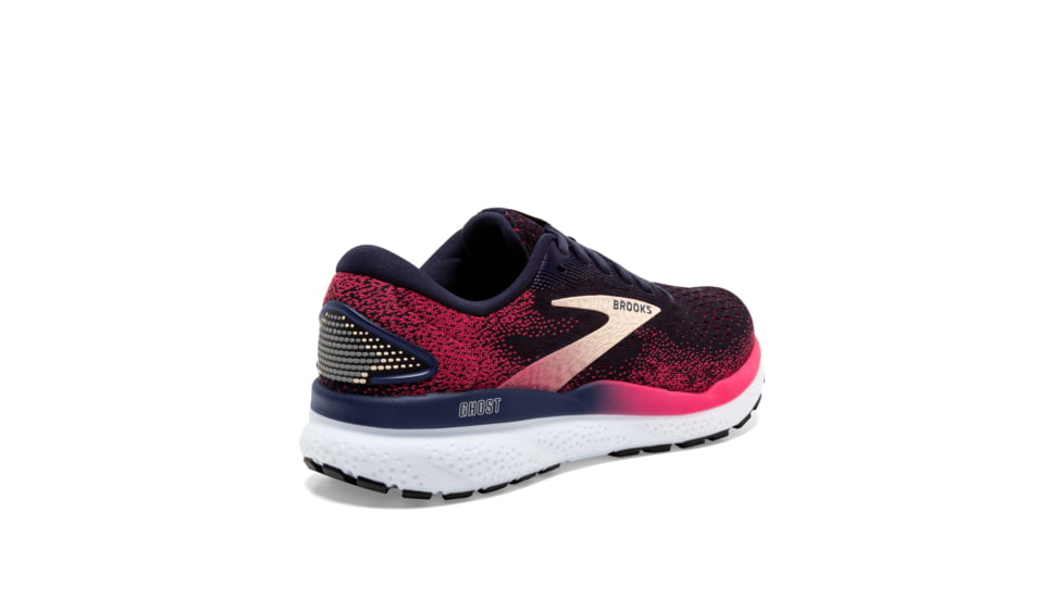 Brooks Ghost 16 Road Running Shoes - Womens, Peacoat/Raspberry/Apricot, 8.5, 1204071B422.085