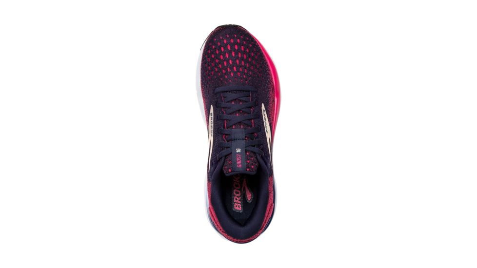 Brooks Ghost 16 Road Running Shoes - Womens, Peacoat/Raspberry/Apricot, 8.5, 1204071B422.085