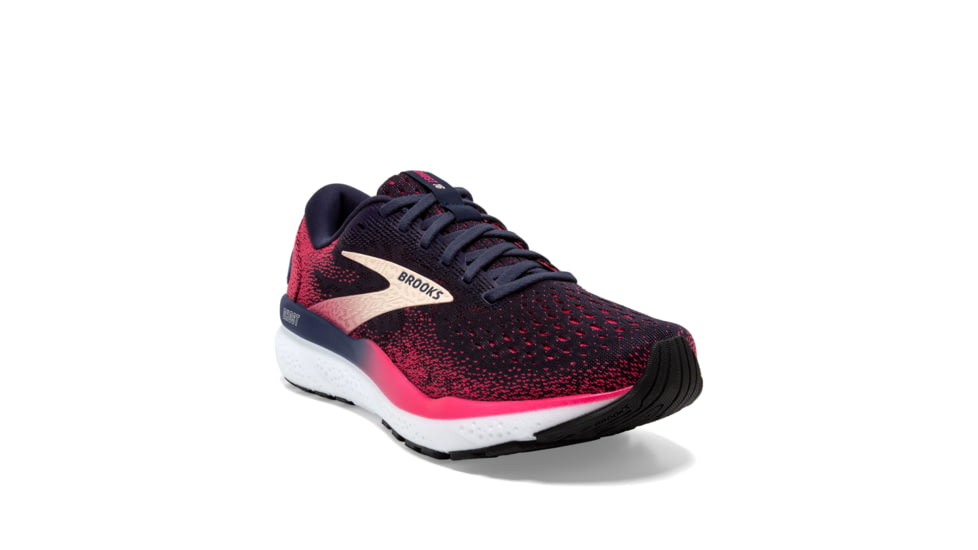 Brooks Ghost 16 Road Running Shoes - Womens, Peacoat/Raspberry/Apricot, 8.5, 1204071B422.085