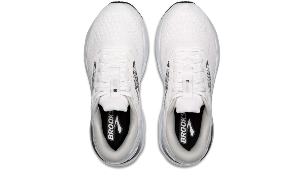 Brooks Ghost 16 Road Running Shoes - Womens, White/Oyster/Lava, 7.0 US/Medium, 1204071B147.070