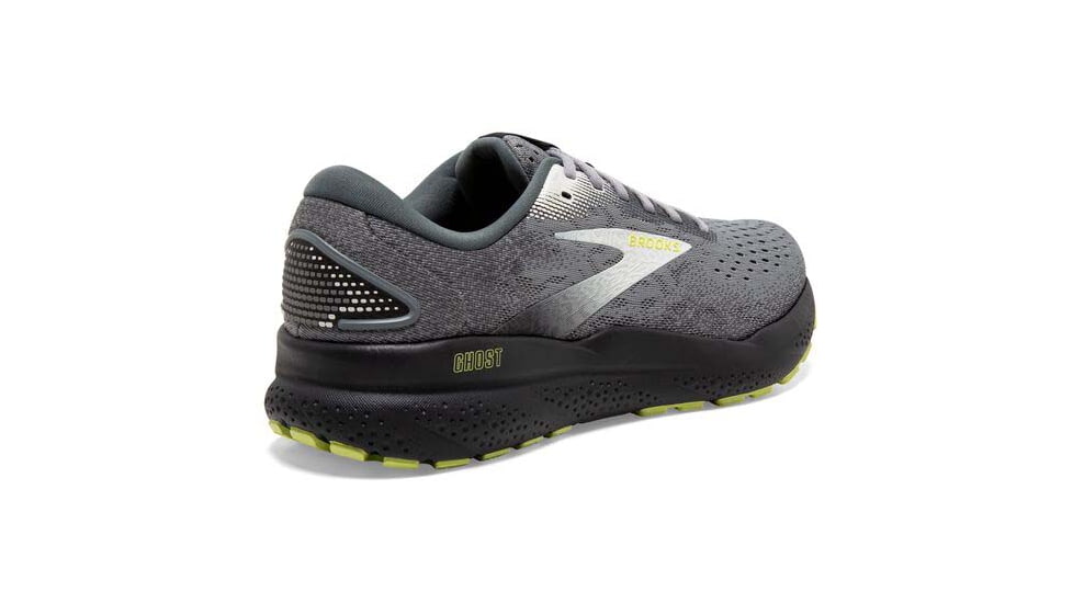 Brooks Ghost 16 Running Shoes - Mens, Primer/Grey/Lime, 12.0, 1104181D040.120